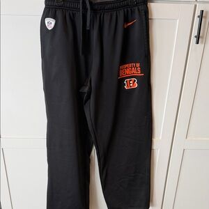 Nike Black & Orange Cincinnati Bengals Sweatpants Joggers